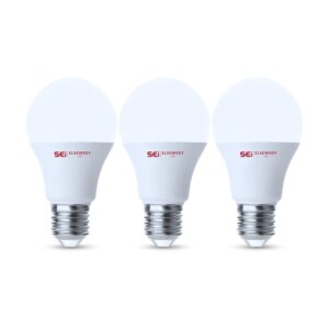 Offer 3 El Sewedy bulbs 9 watts white lighting
