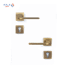 Shabana Sicuro Door Handle Set With Cylinder 4 Pcs Oxide Yellow 198