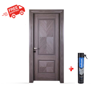 Barry Wood Interior Wooden Door Melamin  Code Mp106 Dark Gray 80/90 Cm