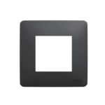 Schneider square cover frame-Black