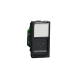 Schneider Internet Socket CAT 6 UTP - Black