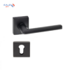 Rosette Dognlar Turkish Kante Cylinder Door Handle Set – Matt Black