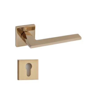 Doganlar Terra Turkish Rosette Cylinder Door Handle Set – Gold