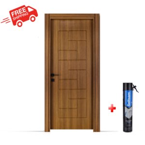 باري وود باب خشب داخلى كود Wpc 402 بنى محمر - 90سم