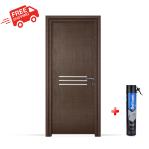 باري وود باب خشب داخلى كود Wpc 406 بنى غامق - ۲.۱٥ م * ۹۰ سم