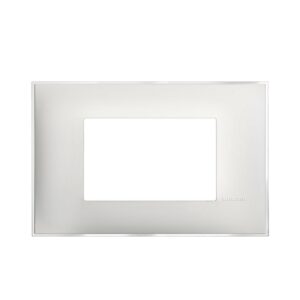 Sabana Stores Bticino Cover Frame 3 Hole Classia Ice Satin White New