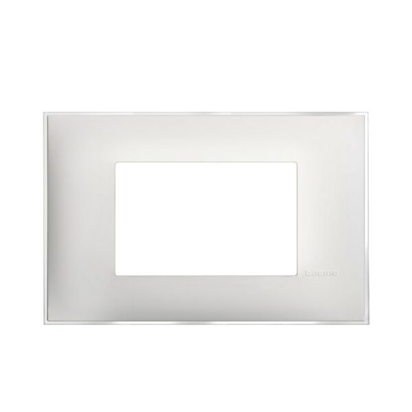 Sabana Stores Bticino Cover Frame 3 Hole Classia Ice Satin White New