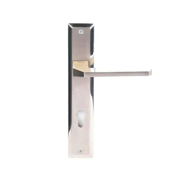 Shabana Ahram Door Handle Set 2 Pcs Chrome Metallic New