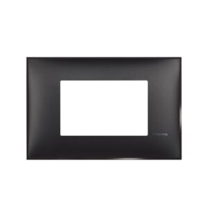 Shabana Stores Bticino Cover Frame 3 Hole Classia Satin Black New