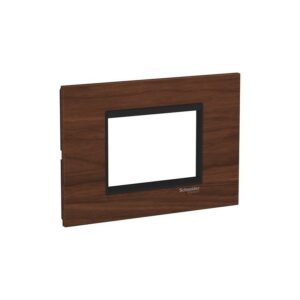 Shabana Stores Schneider Wood Cover 3 Slots Light Brown Black 1 New