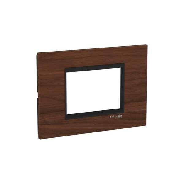 Shabana Stores Schneider Wood Cover 3 Slots Light Brown Black 1 New