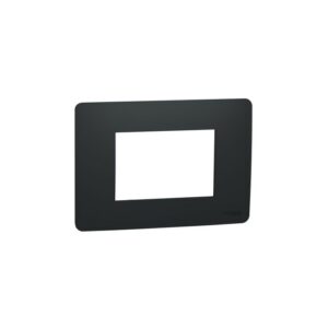 Schneider Cover Frame 3 Slots - Black