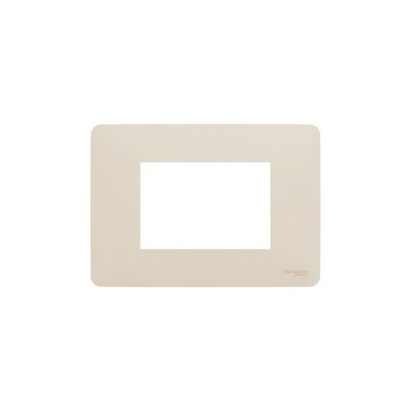 Schneider Studio Cover Frame 3 Slots - Beige