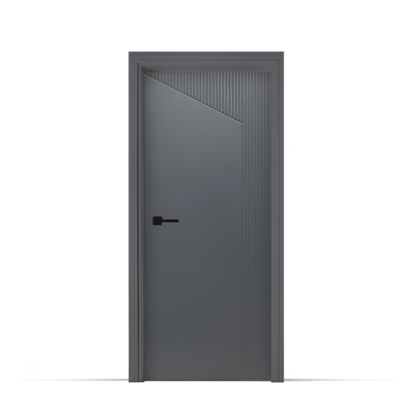 Barry Wood Pvc Interior Door Code Pp211-141 Streaked Dark Grey – 80/90cm