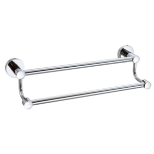 Bathrobe and Towel Holder Rack – Silver